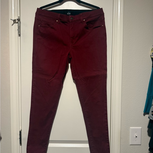LuLaRoe Denim - LuLaRoe Deep Wine Leggings